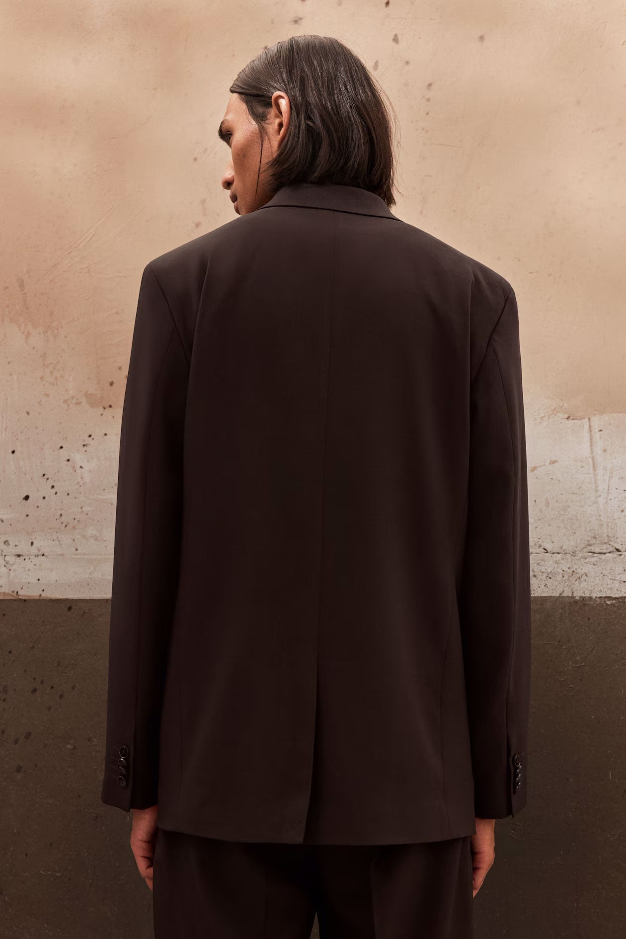 Relaxed Fit Double-Breasted Blazer