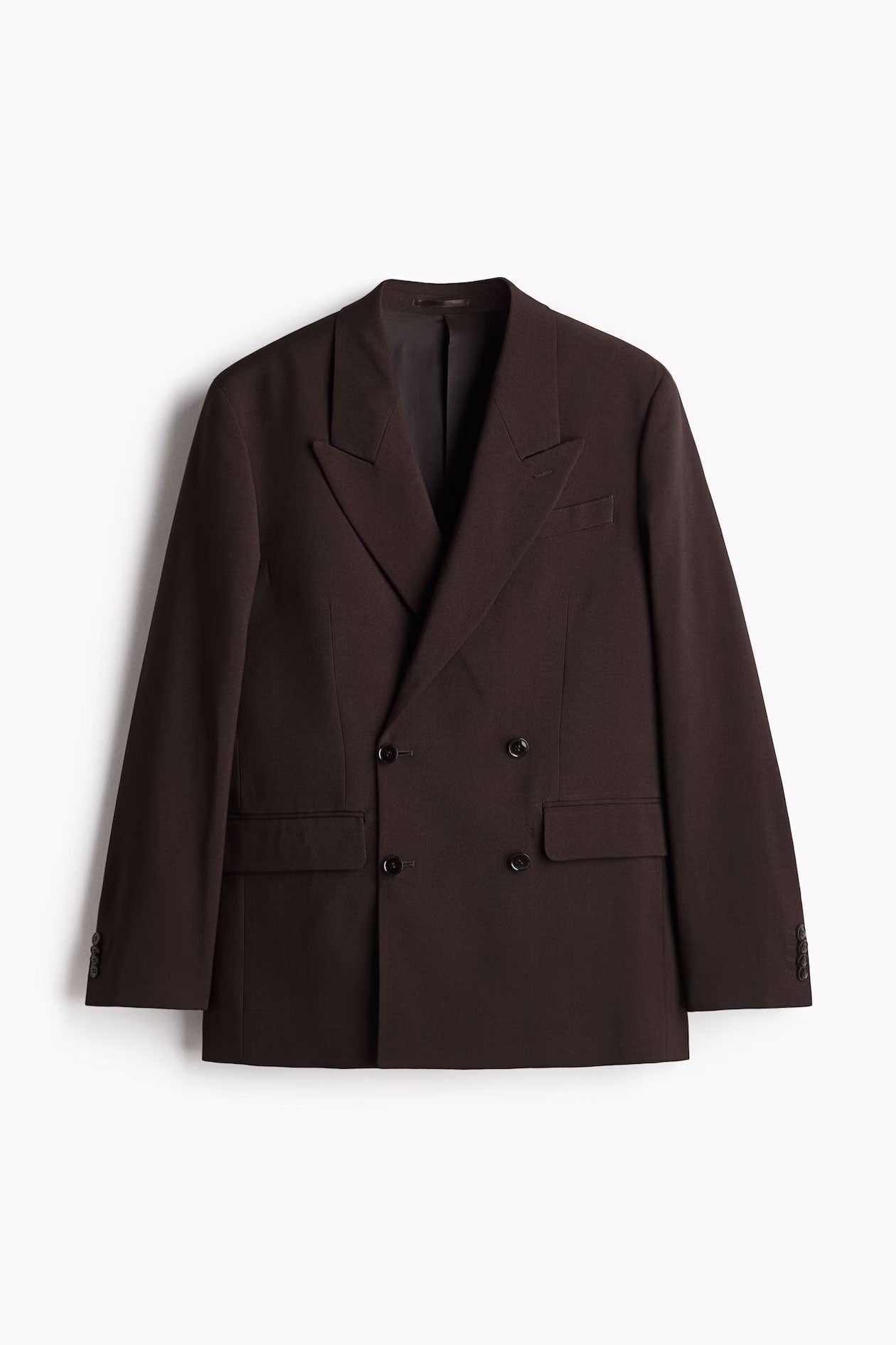 Relaxed Fit Double-Breasted Blazer