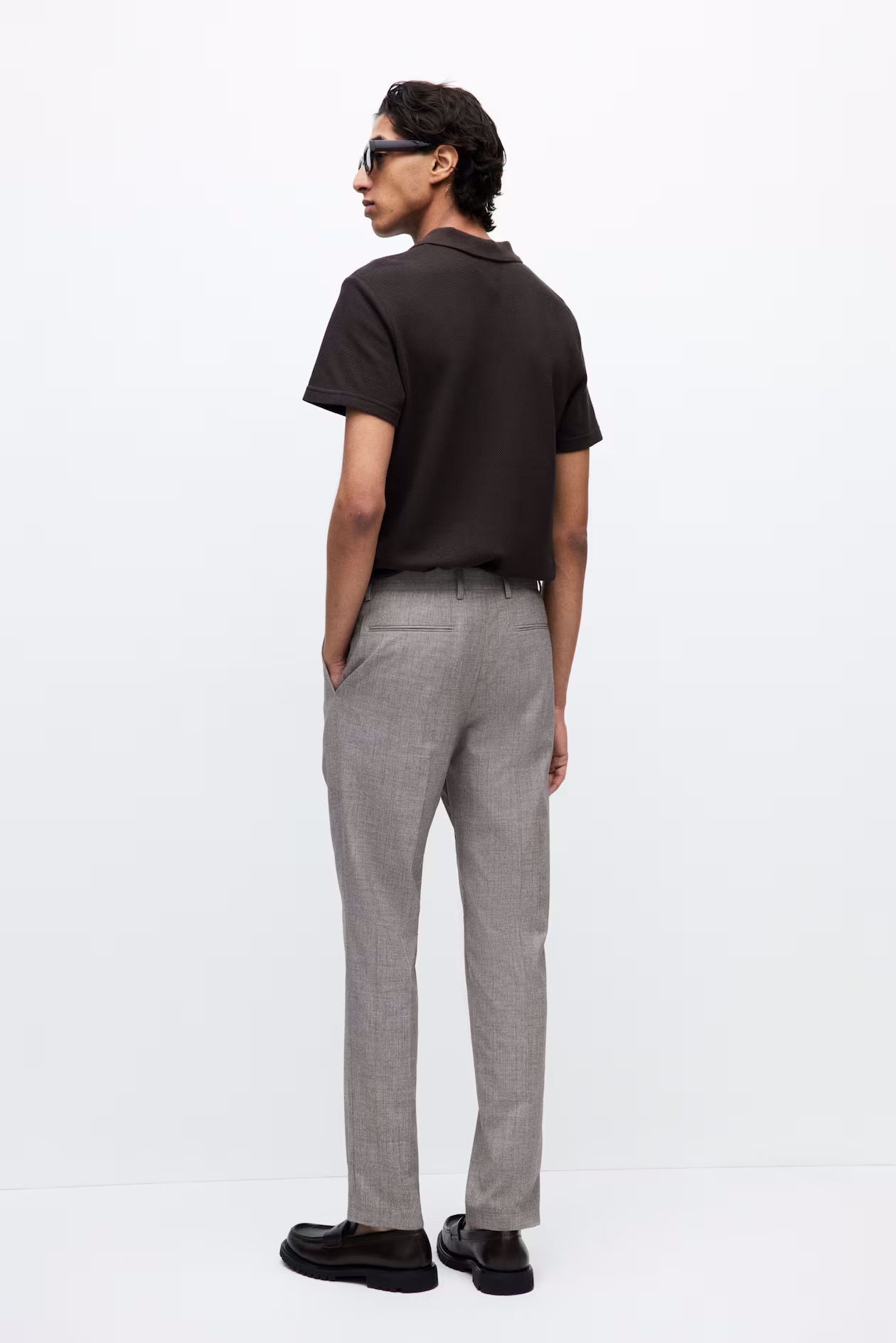 Modern Slim Fit Suit Trousers