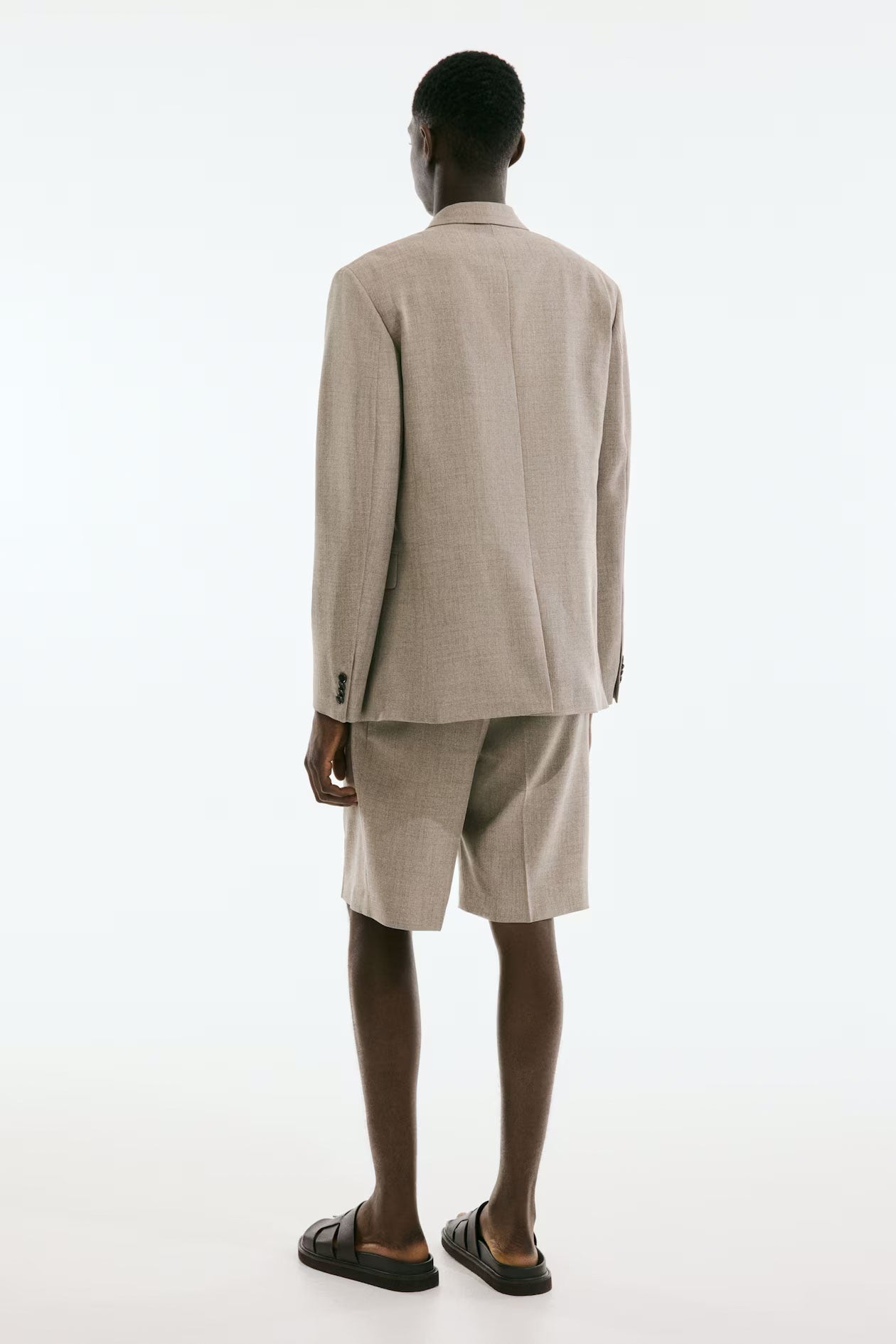 Relaxed Fit Double-Breasted Blazer