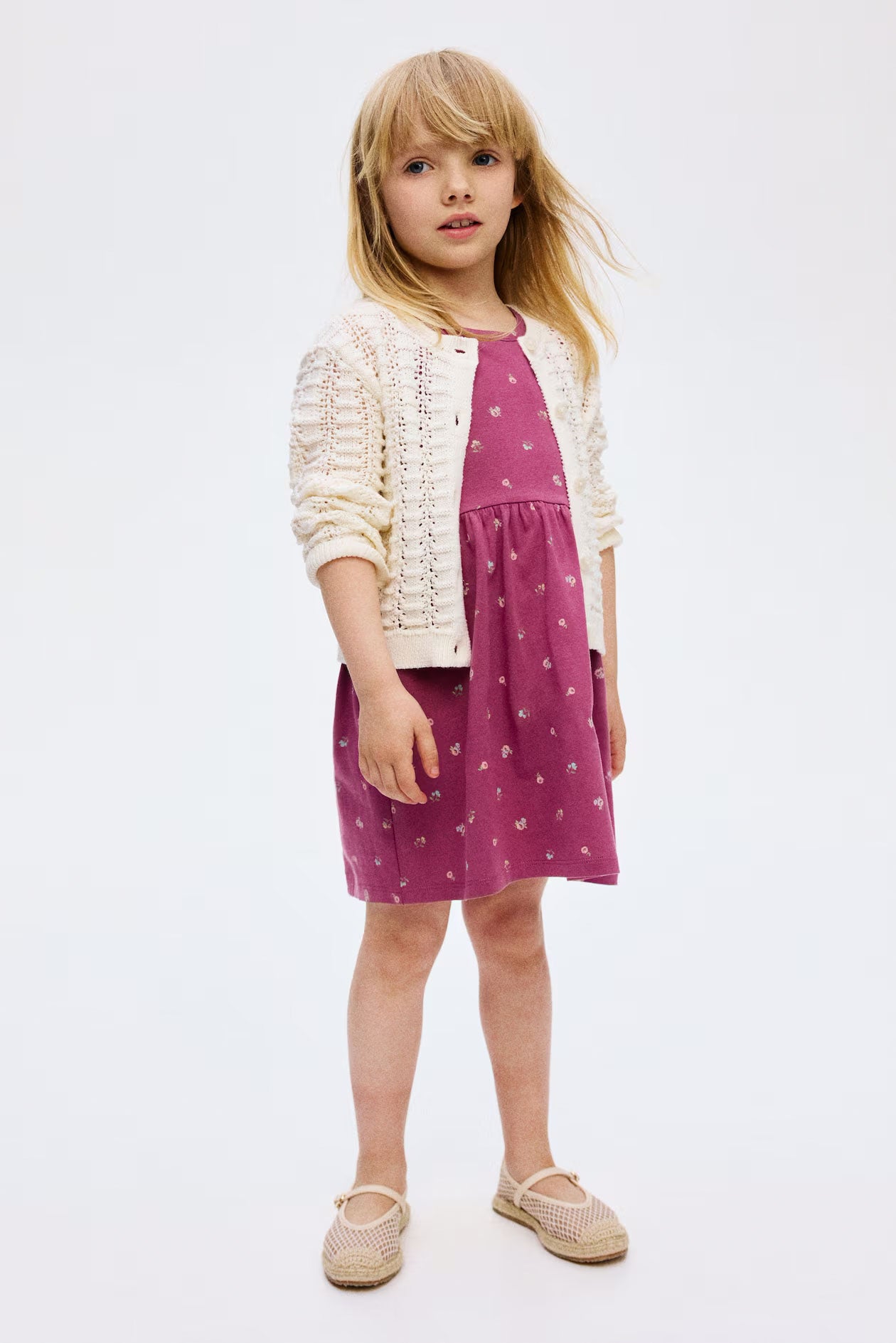 Kids Patterned Cotton Frock