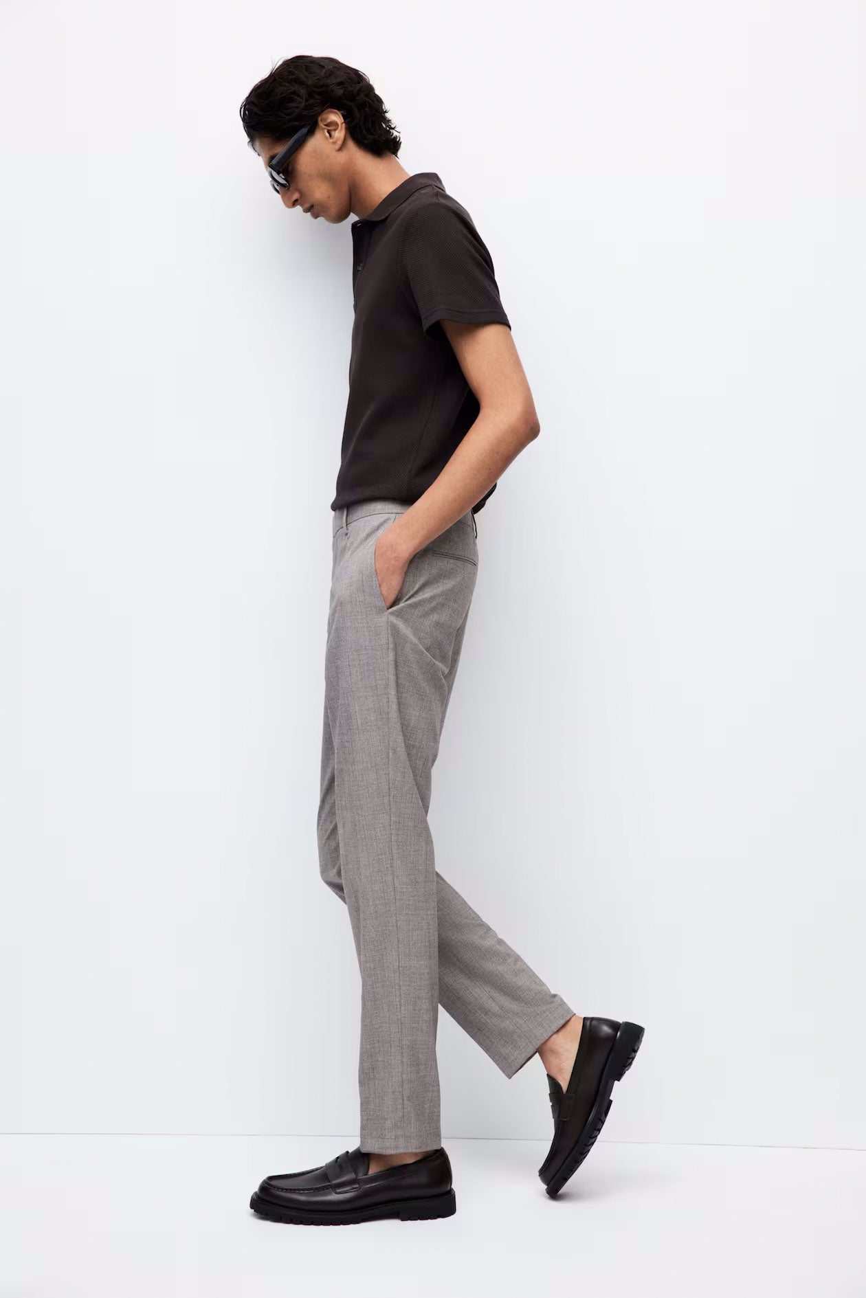 Modern Slim Fit Suit Trousers
